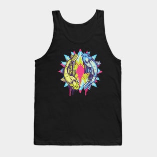 Colorful Koi Tank Top